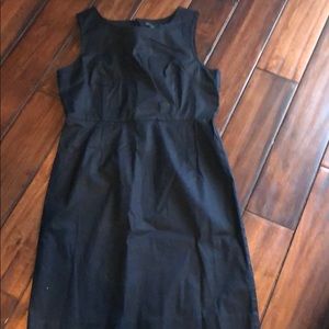 Shift dress black cotton new tags